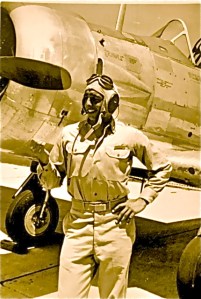 High flyin' Bob - Dad you're a pistol Robert Balancia, World War II Navy pilot, flew off aircraft carriers, also liked to strike the famous pose.