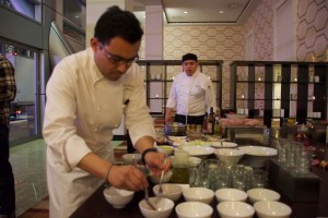 Fabulous food and promotions at Marriott - photo by Donna Balancia