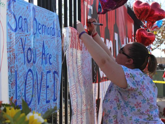 As memorials grow in San Bernardino, so do costs in massacre - Photo courtesy of The Desert Sun