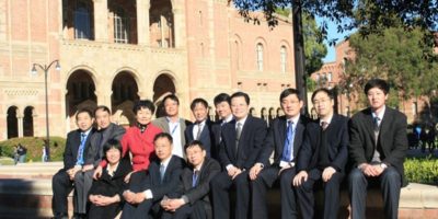 Chinese officials learn all about US University during a visit to UCLA - Photo courtesy of UCLA
