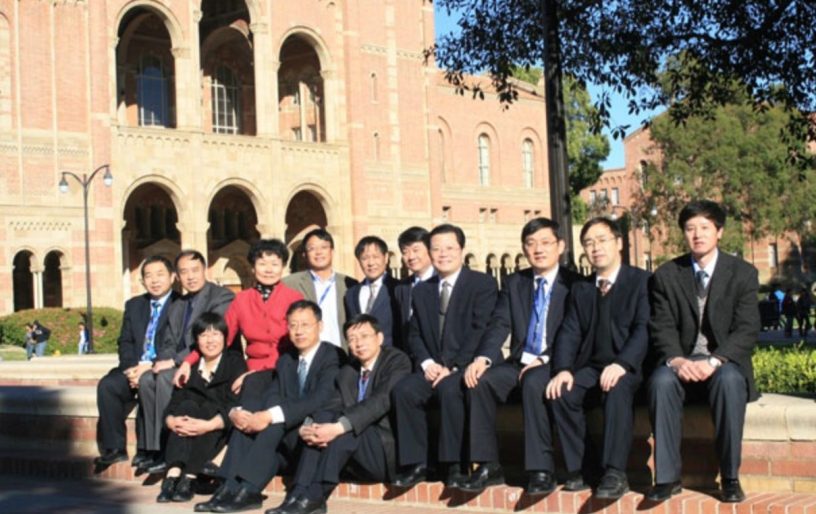 Chinese officials learn all about US University during a visit to UCLA - Photo courtesy of UCLA