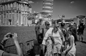 Tourists have technology to rely on today - Photo by Martin Mutch